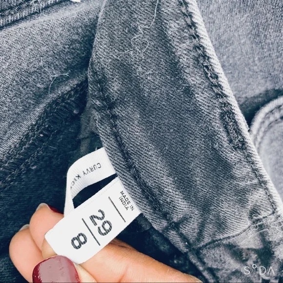 Loft by Ann Taylor ankle black jeans size 8 - Picture 5 of 5